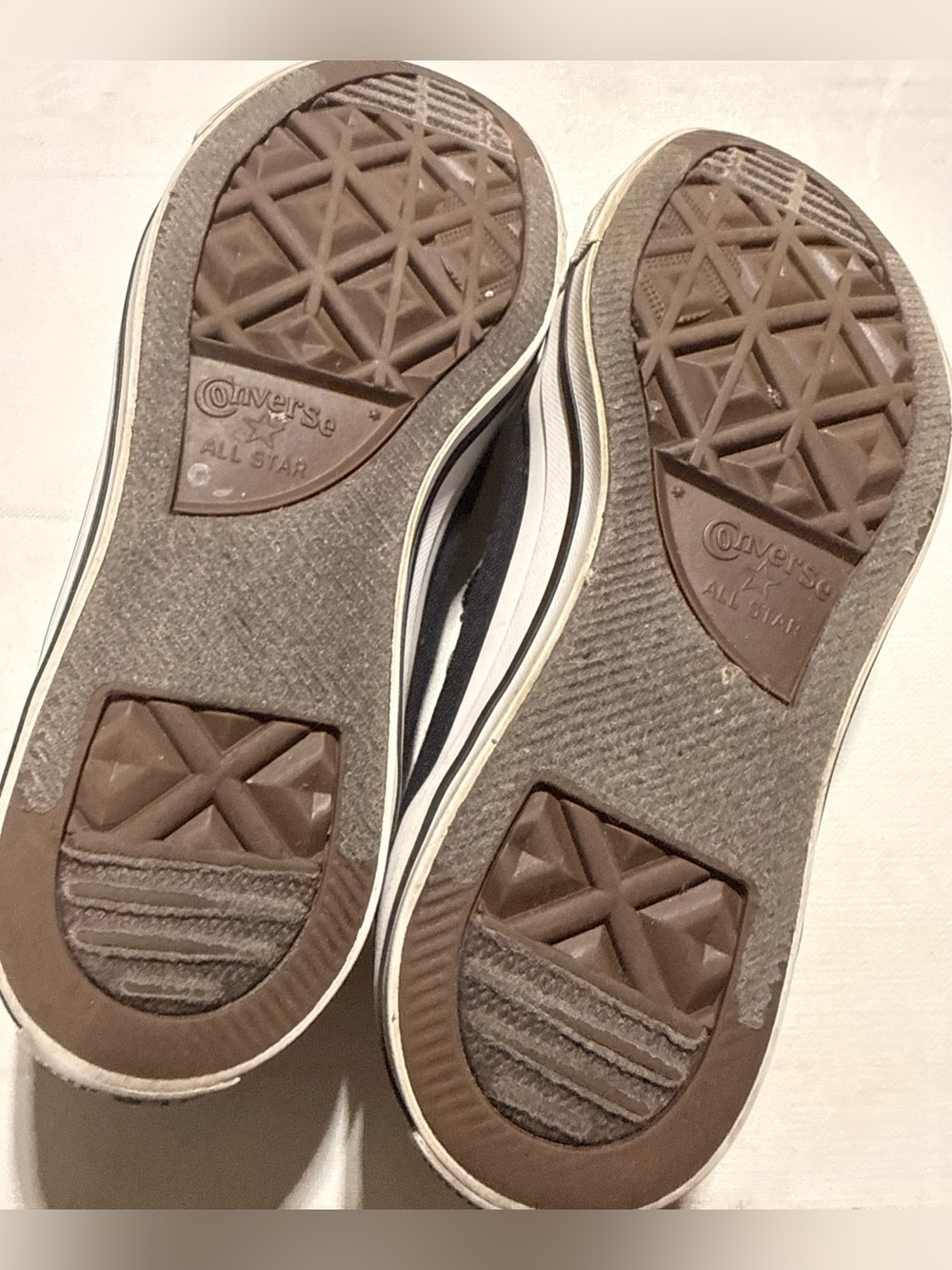 Converse All Star Black Canvas Sneakers with Purple Tongue Accent - Picture 4 of 12